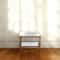 Hello Honey® 25" Libertine Genuine Marble and Metal End Table with Glass Storage Shelf